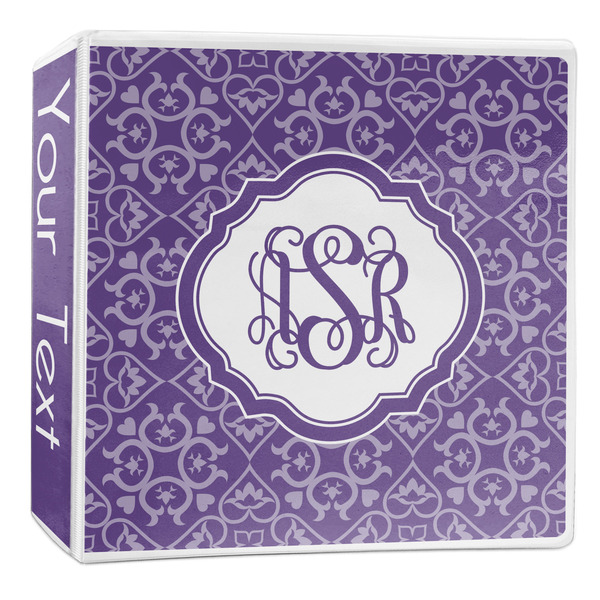 Custom Lotus Flower 3-Ring Binder - 2 inch (Personalized)