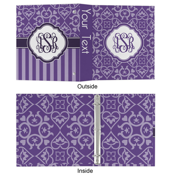 Lotus Flower 3 Ring Binders - Full Wrap - 1" - APPROVAL