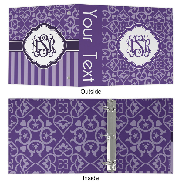 Lotus Flower 3 Ring Binders - Full Wrap - 2" - APPROVAL