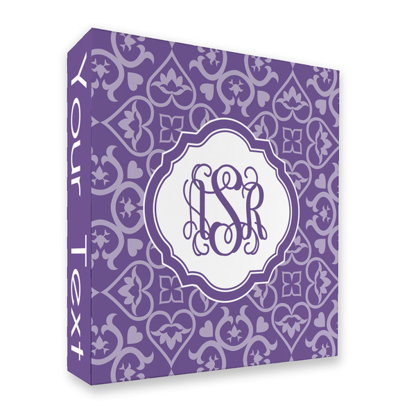 Lotus Flower 3 Ring Binders - Full Wrap - 2" - FRONT