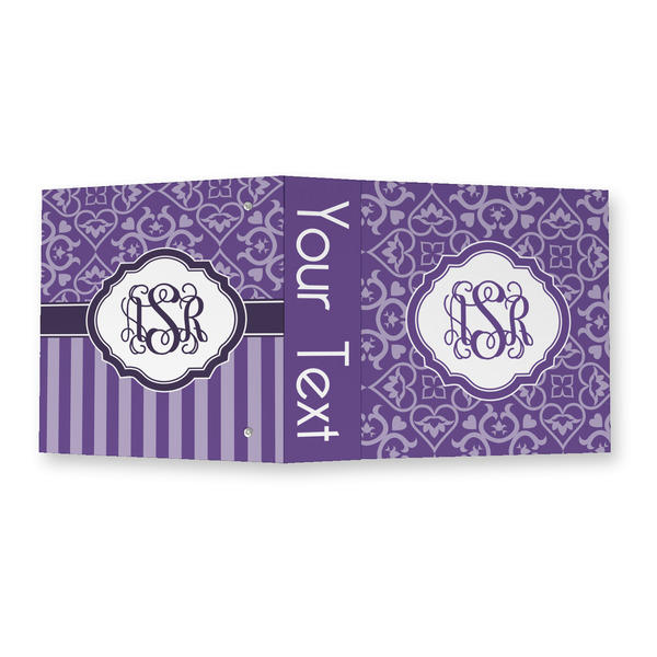 Lotus Flower 3 Ring Binders - Full Wrap - 2" - OPEN OUTSIDE