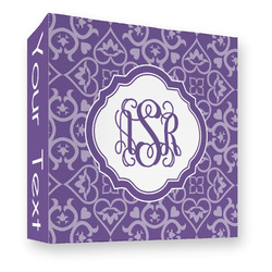Lotus Flower 3 Ring Binder - Full Wrap - 3" (Personalized)