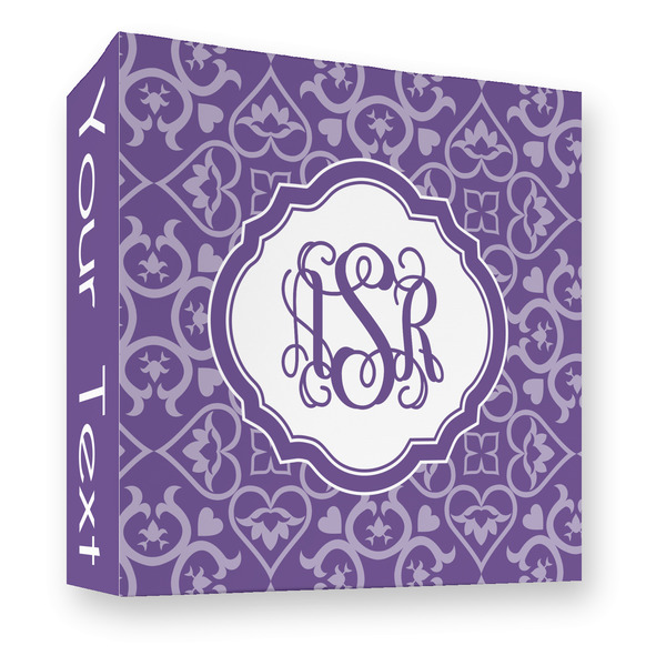 Lotus Flower 3 Ring Binders - Full Wrap - 3" - FRONT