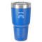 Lotus Flower 30 oz Stainless Steel Tumbler - Royal Blue - Single-Sided (Personalized)