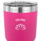 Lotus Flower 30 oz Stainless Steel Ringneck Tumbler - Pink - CLOSE UP