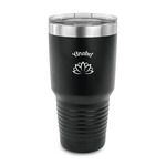 Lotus Flower 30 oz Stainless Steel Tumbler (Personalized)