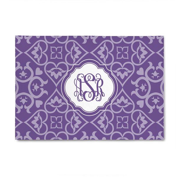 Custom Lotus Flower 4' x 6' Indoor Area Rug (Personalized)