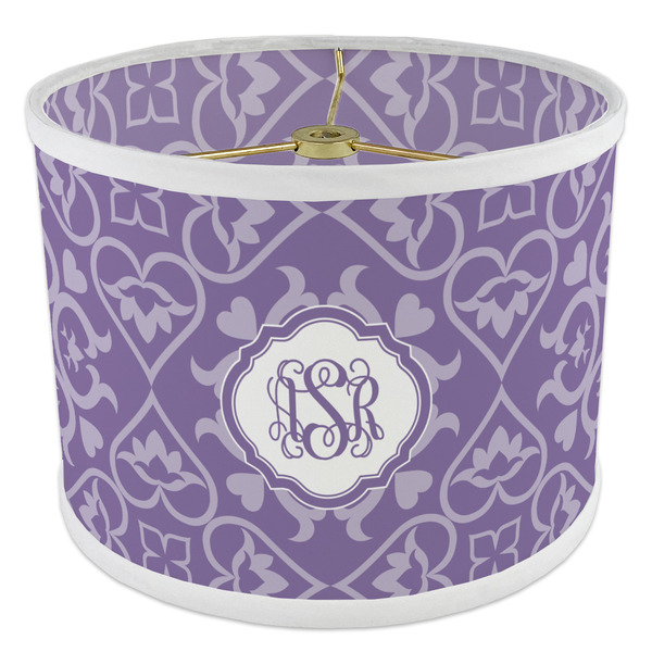 Lotus Flower 8" Drum Lampshade - ANGLE Poly-Film