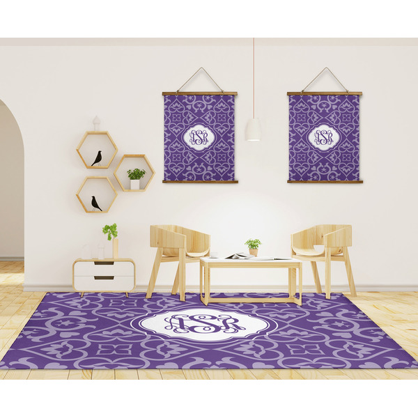 Lotus Flower 8'x10' Indoor Area Rugs - IN CONTEXT