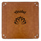 Lotus Flower 9" x 9" Leatherette Snap Up Tray - APPROVAL (FLAT)