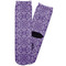 Lotus Flower Adult Crew Socks - Single Pair - Front and Back