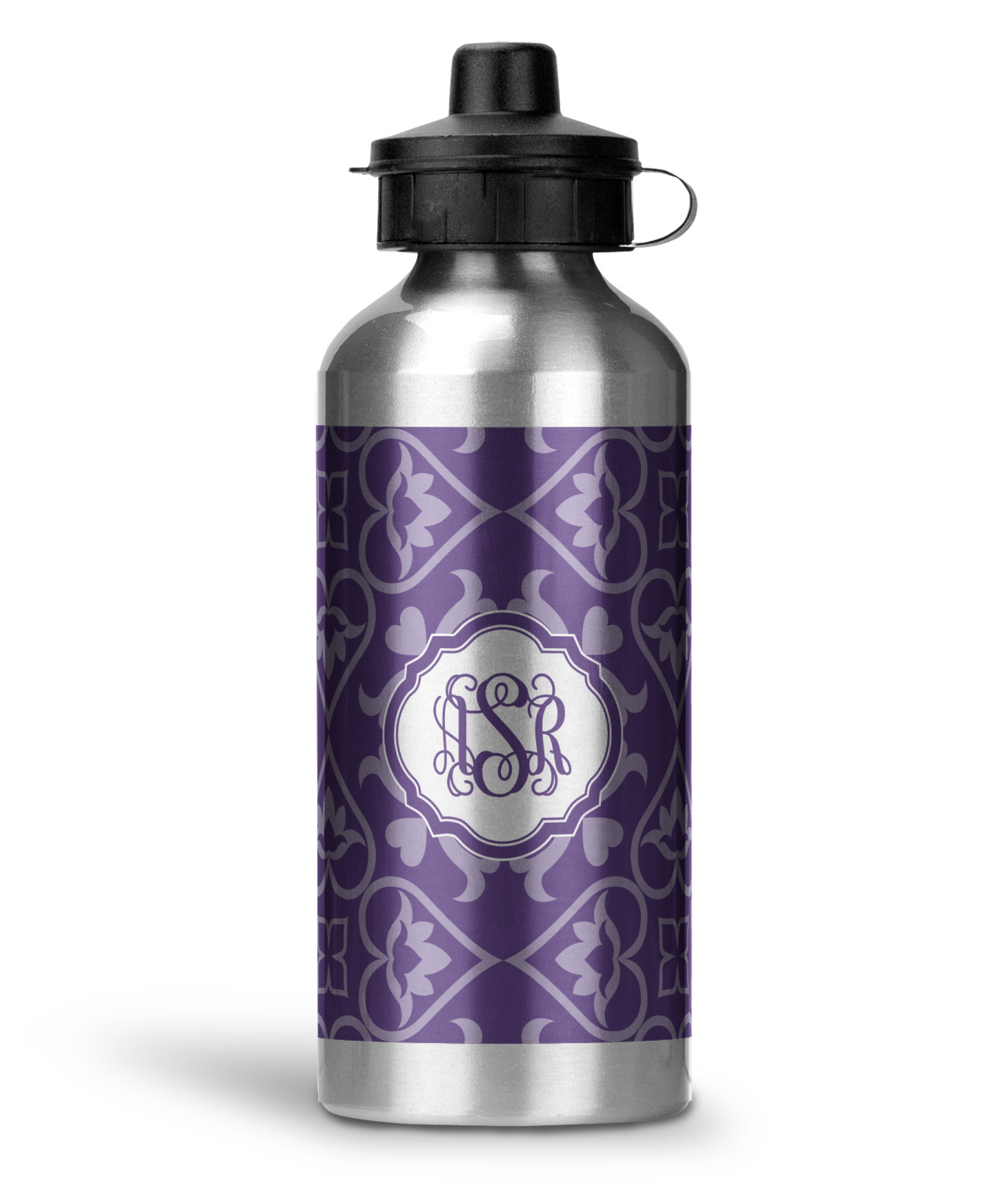 Lotus Flower Water Bottle Aluminum 20 oz (Personalized