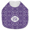 Lotus Flower Jersey Knit Baby Bib w/ Monogram