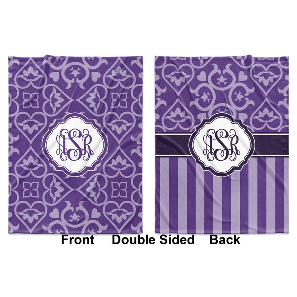 Lotus Flower Baby Blanket (Double Sided - Printed Front and Back)