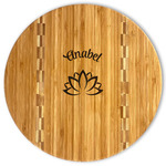 Lotus Flower Bamboo Cutting Board (Personalized)