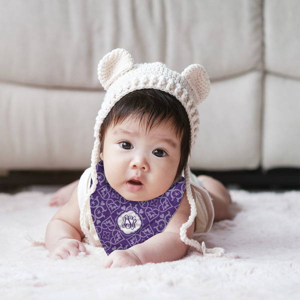 Lotus Flower Bandana Bib - (Lifestyle 2 girl)