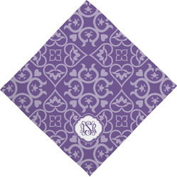 Lotus Flower Dog Bandana Scarf w/ Monogram