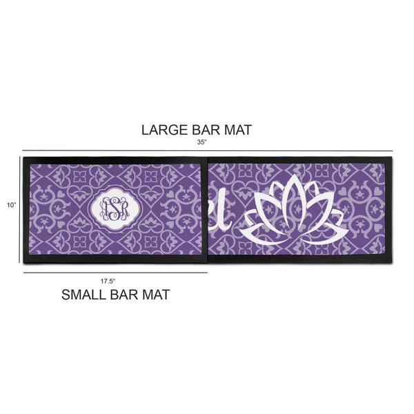 Lotus Flower Bar Mats - Sizing Chart