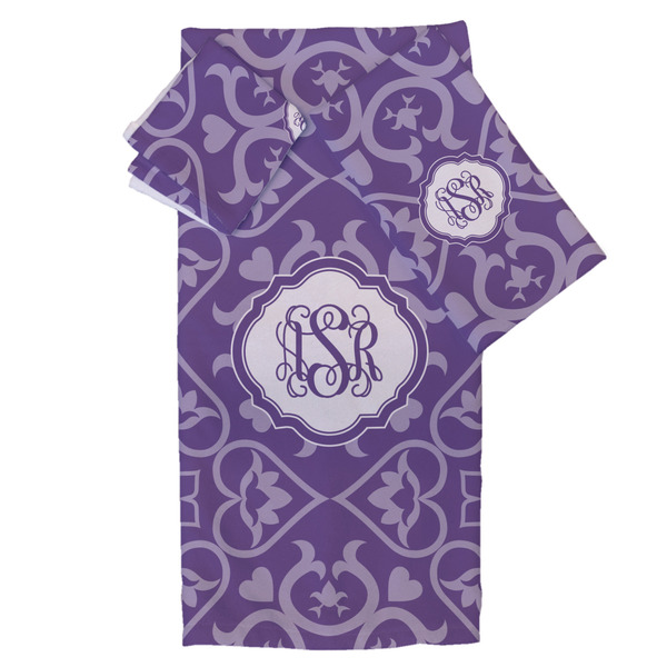 Custom Lotus Flower Bath Towel Set - 3 Pcs (Personalized)