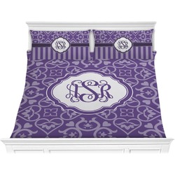Lotus Flower Comforter Set - King (Personalized)
