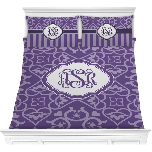 Custom Lotus Flower Comforter Set - Full / Queen (Personalized)