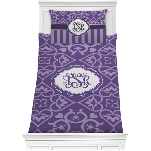 Custom Lotus Flower Comforter Set - Twin (Personalized)