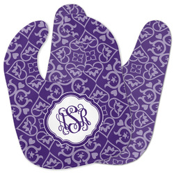 Lotus Flower Baby Bib w/ Monogram