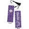Lotus Flower Bookmark with tassel - Front and Back