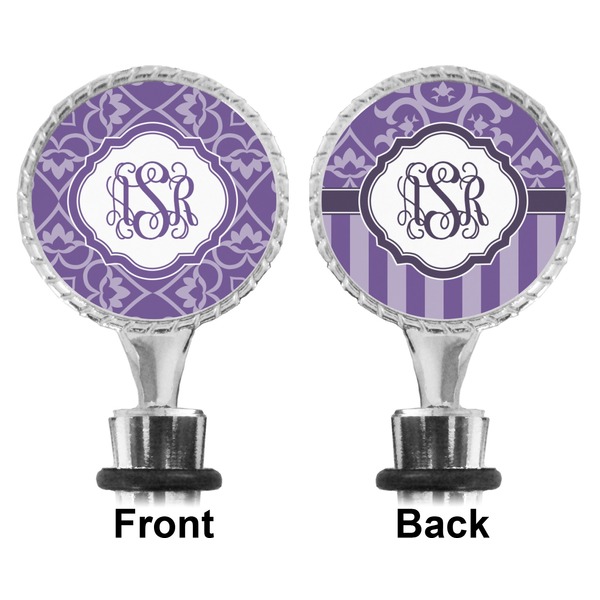 Lotus Flower Bottle Stopper - Front and Back