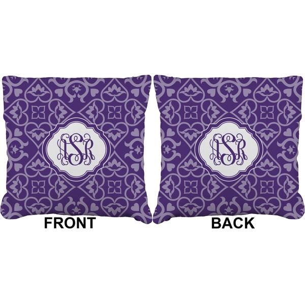 Lotus Flower Burlap Pillow Approval