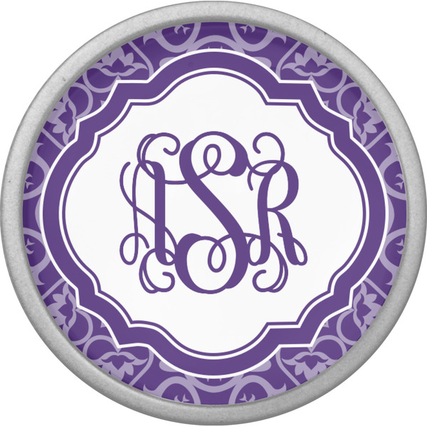 Lotus Flower Cabinet Knob - Nickel - Front