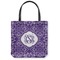 Lotus Flower Canvas Tote Bag - Medium - 16"x16" (Personalized)