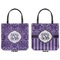 Lotus Flower Canvas Tote - Front and Back