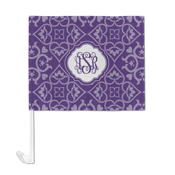 Lotus Flower Car Flag - Large - FRONT