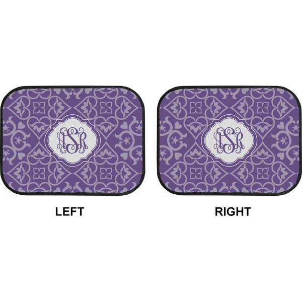 Lotus Flower Car Floor Mats (Back Seat) (Approval)