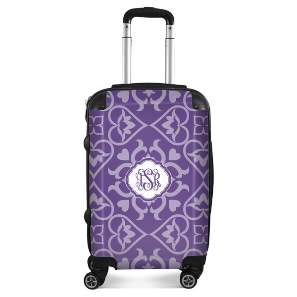 Custom Lotus Flower Suitcase - 20" Carry On (Personalized)