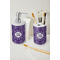 Lotus Flower Ceramic Bathroom Accessories - LIFESTYLE (toothbrush holder & soap dispenser)