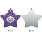 Lotus Flower Ceramic Flat Ornament - Star Front & Back (APPROVAL)