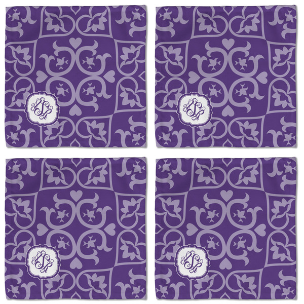 Lotus Flower Cloth Napkins - Personalized Lunch (APPROVAL) Set of 4