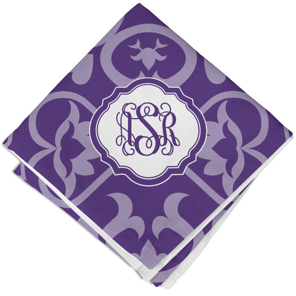 Custom Lotus Flower Cloth Napkin w/ Monogram