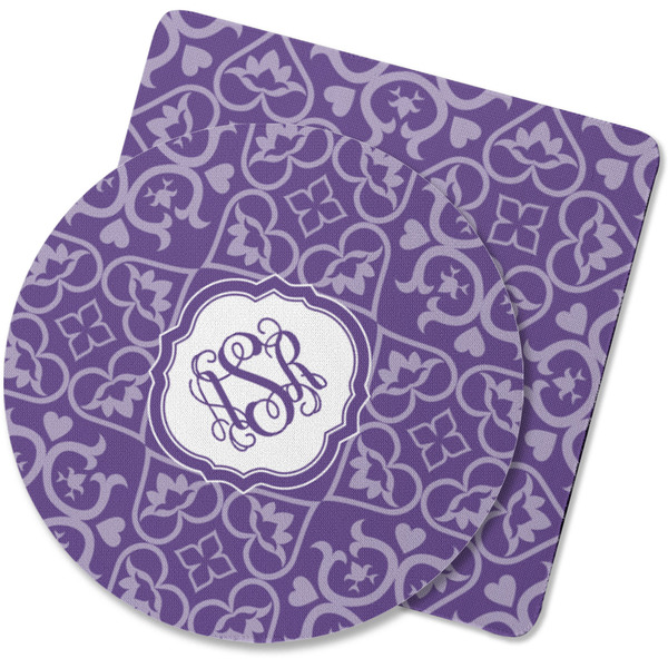 Custom Lotus Flower Rubber Backed Coaster (Personalized)