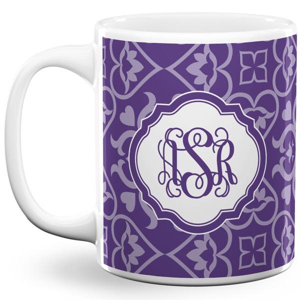 Custom Lotus Flower 11 Oz Coffee Mug - White (Personalized)