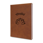 Lotus Flower Leatherette Journal (Personalized)