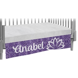 Lotus Flower Crib Skirt (Personalized)