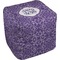 Lotus Flower Cube Poof Ottoman (Top)