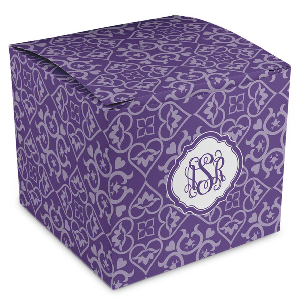 Custom Lotus Flower Cube Favor Gift Boxes (Personalized)