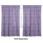 Lotus Flower Curtains - 40"x63" Panels - Unlined (2 Panels Per Set)