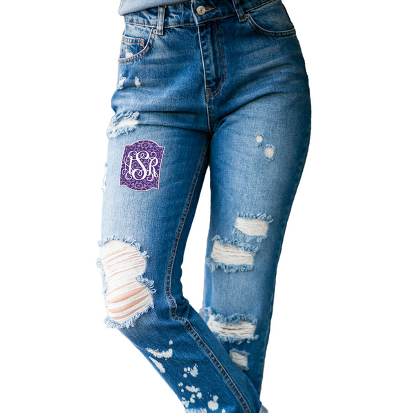 Lotus Flower Custom Shape Iron On Patches - L - single APPROVAL