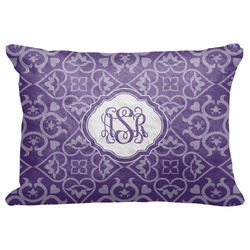Lotus Flower Decorative Baby Pillowcase - 16"x12" w/ Monogram