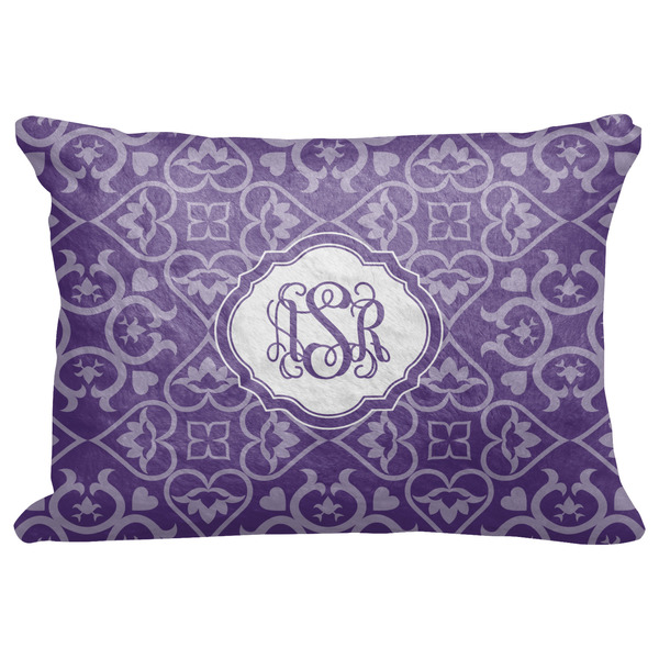 Custom Lotus Flower Decorative Baby Pillowcase - 16"x12" w/ Monogram